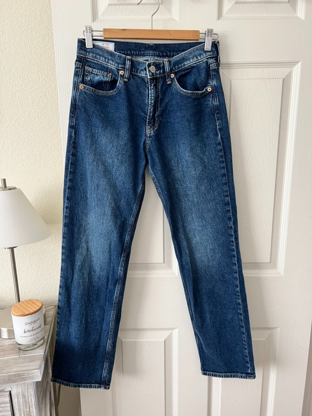 GAP 90s Loose Mid Rise Jeans Size 25 Blue Straight Leg Denim